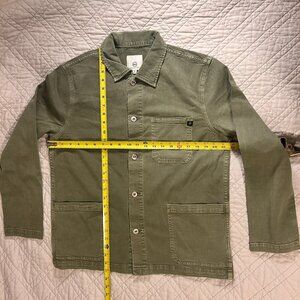 AG Adriano Goldschmied Men's Army Green Chore Jacket Shacket M NWOT